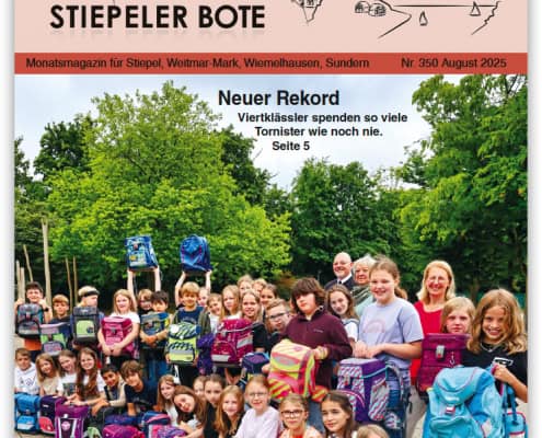 Titelseite Stiepeler Bote August 2025
