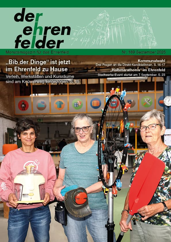 Titelseite Der Ehrenfelder in Bochum September 2025 Ausgabe 189