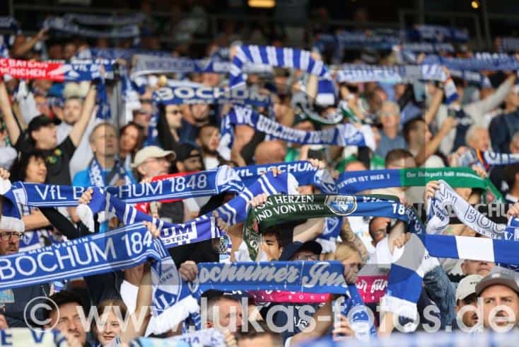 Fans des VfL Bochum vor dem Spiel gegen Preußen Münster