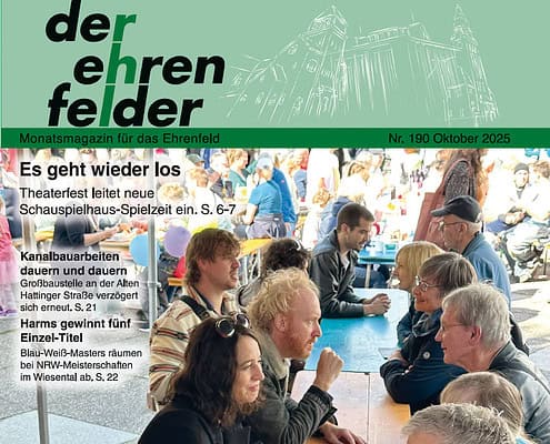 Titelbild Magazin Der Ehrenfelder aus Bochum Oktober 2025