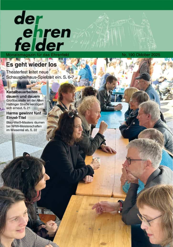 Titelbild Magazin Der Ehrenfelder aus Bochum Oktober 2025