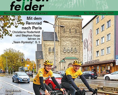 Titelseite des Magazins "Der Ehrenfelder" in Bochum Ausgabe 191 aus dem November 2025