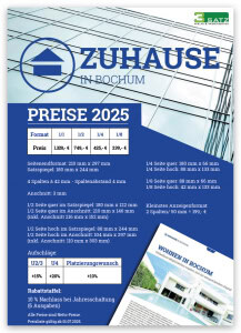 Preise Zuhause in Bochum