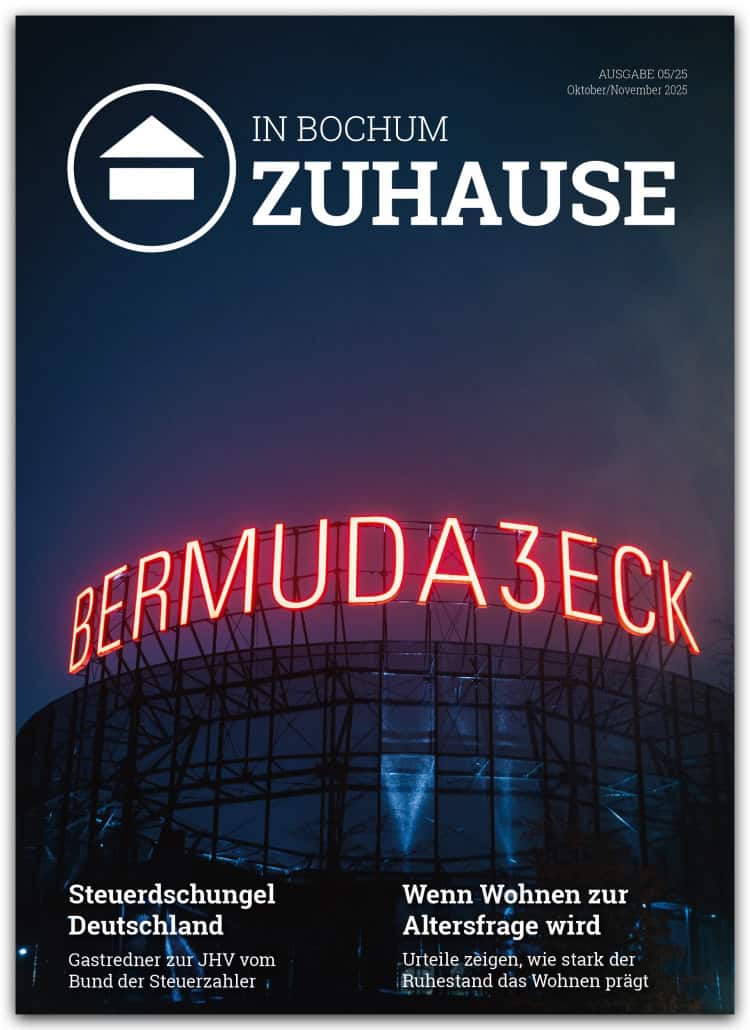 Cover Mitgliedermagazin In Bochum Zuhause