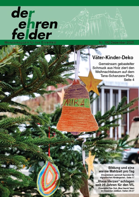 Titelbild des Magazins Der Ehrenfelder in Bochum Dezember 2025