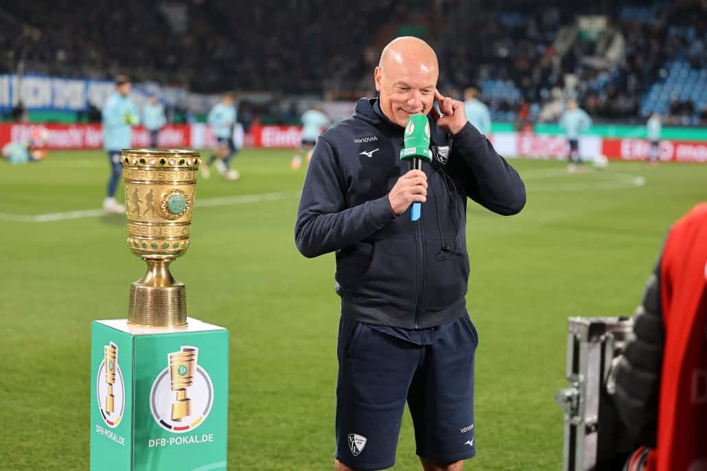 Trainer Uwe Rösler und der DFB-Pokal